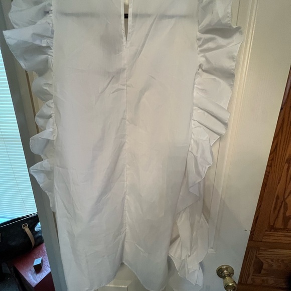 Zara like white crisp dress - Picture 5 of 6